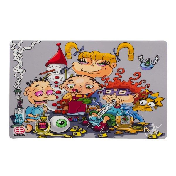 Dunkees | Kids will be kids Silicone Dab Mat 28 x 43cm