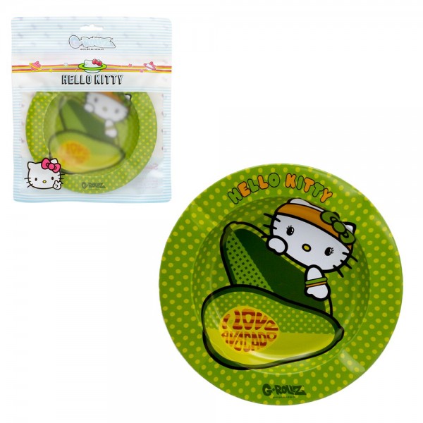 G-Rollz | Cendrier &#039;Avocado&#039; Hello Kitty - Dia : 13.5cm