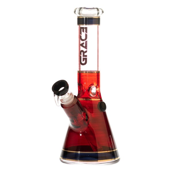 Grace Glass | Baby Pink Beaker Bong H:25cm Socket:18.8mm TH:5mm