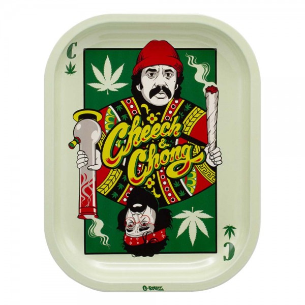 G-ROLLZ | Cheech & Chong(TM) 'Playing Cards' Small Tray 14x18 cm
