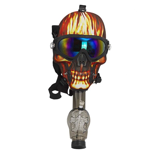 Amsterdam | Flame Skull Bong Mask