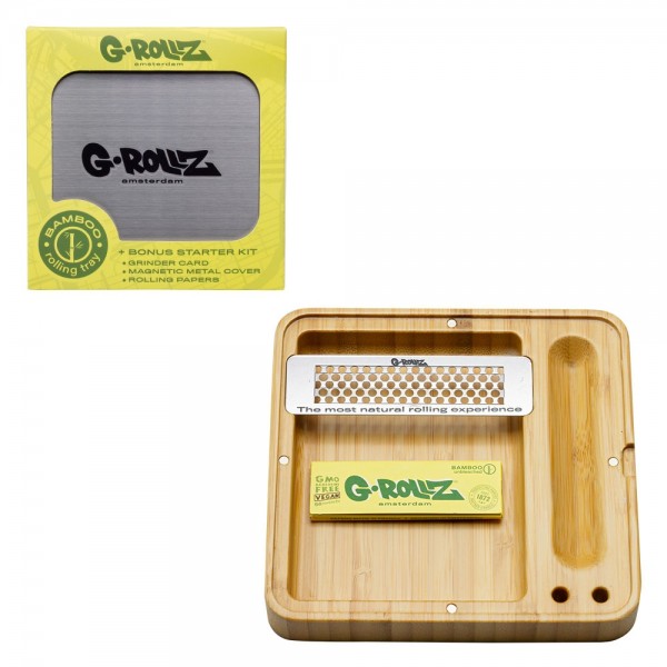 G-ROLLZ | Travel Bamboo Tray 15x14.5cm