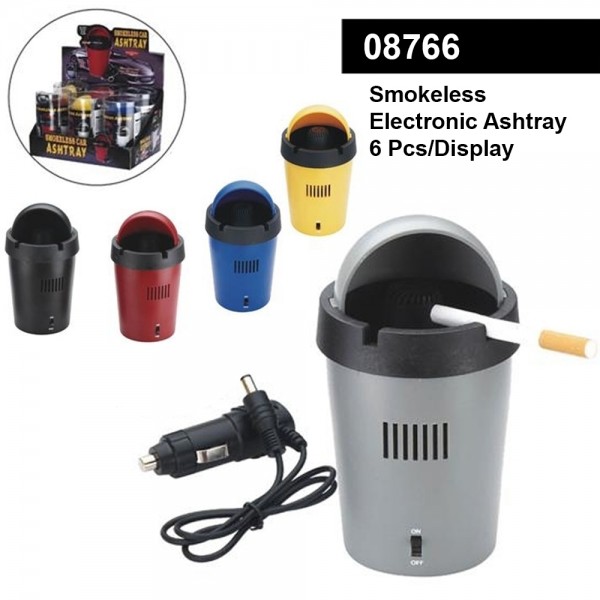 New Ways | Smokeless Electronic Ashtrays Mixed Colors- minimum order 6pcs/display
