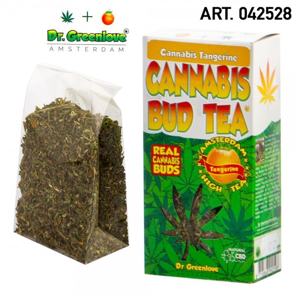 Cannabis | 100% Cannabis Bud Tea Tangerine - Hemp Bud Tea made with 100% real cannabis buds!