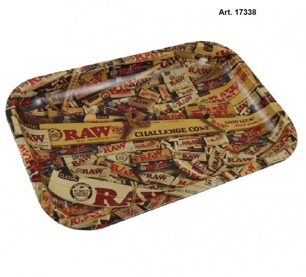 RAW | Mix Metal Rolling Tray Small - W:17.5cm H:27.5cm