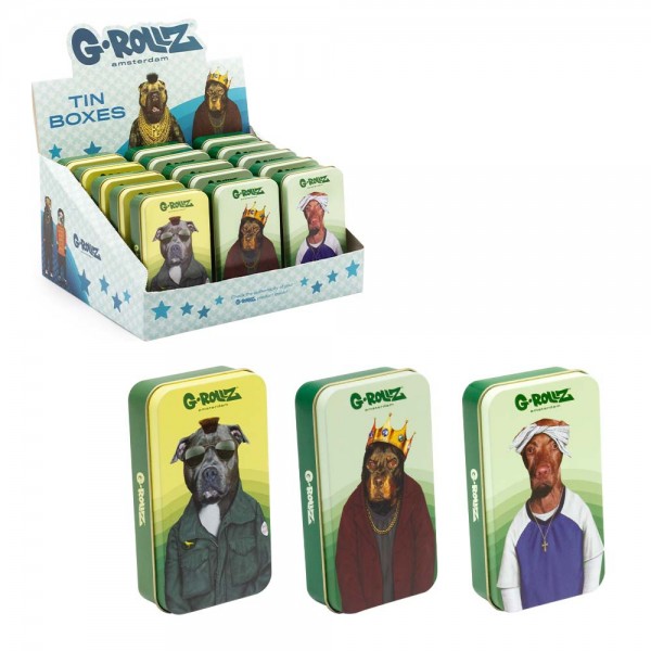 G-ROLLZ | Pets Rock - Medium Storage Boxes Set 4 - 15pcs, 11.5cm x 6.5cm x 2.3cm
