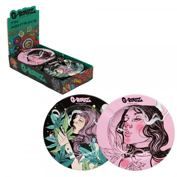 G-Rollz | Ashtray &#039;Reflect&#039; and &#039;Colossal Dream&#039; Display Set 20pcs - Dia: 13.5cm