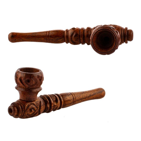Amsterdam | Wooden Pipe 10 cm - 6 pcs in box
