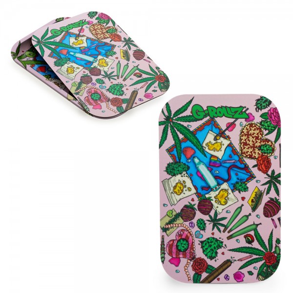 G-Rollz | 'Amsterdam Picnic Valentines' Magnet Cover for Medium Tray 27.5x17.5 cm