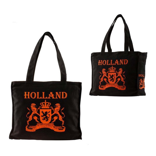 Holland Canvas Big - Black Orange