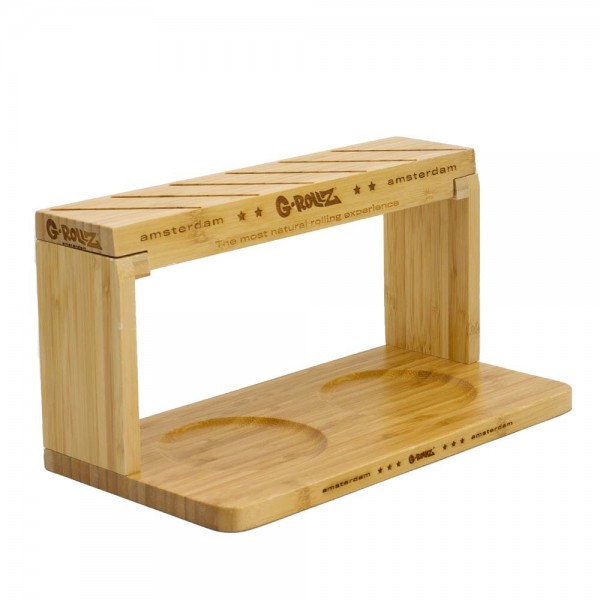 G-Rollz | Bamboo Display for Ashtrays with 2 levels