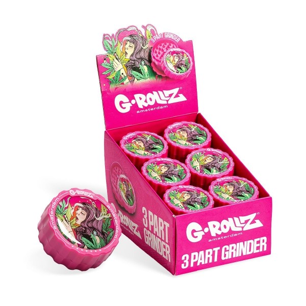 G-Rollz | 3-Part Grinder 53mm "Collosal Dream" (18pcs/display)
