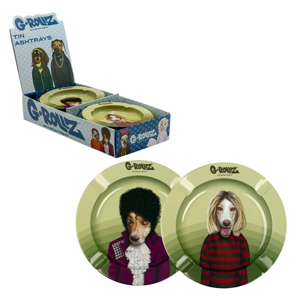 G-Rollz | Pets Rock Ashtrays 12pcs in Display - Dia: 13.5cm