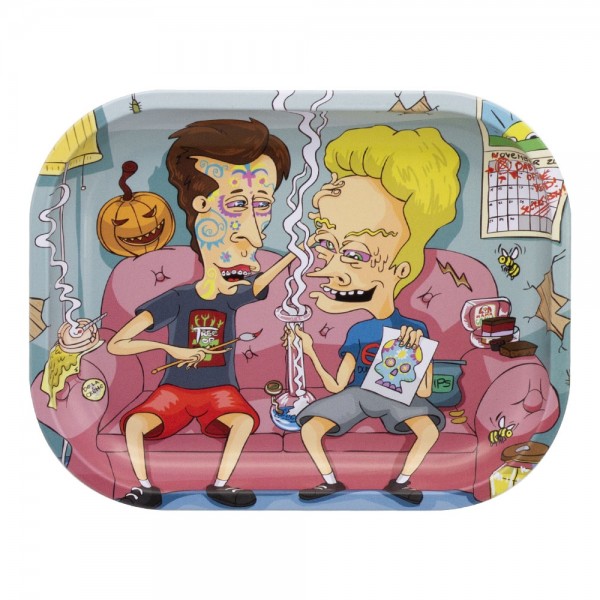 Dunkees | Tin Tray Small - Dab of the Dead Rolling Tray 14 x 18cm
