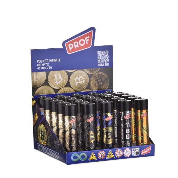 Prof | Crypto Refill Round Flint (25pcs/display)