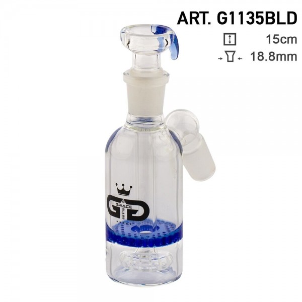 Grace Glass | Double Percolator Precooler Blue