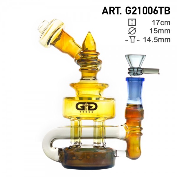 Grace Glass | Lantern Bubbler Series - SG:14.5 mm - Ø15mm