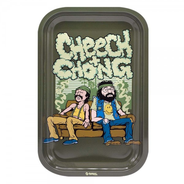 G-ROLLZ | Cheech & Chong(TM) 'In da Chair' Medium Tray 17.5 x 27.5 cm