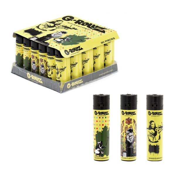 G-Rollz | Banksy's Graffiti Lighters 30pcs in Display