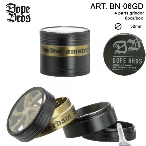 Dope Bros | Grinder- 4part- Ø:50mm-6pcs/box