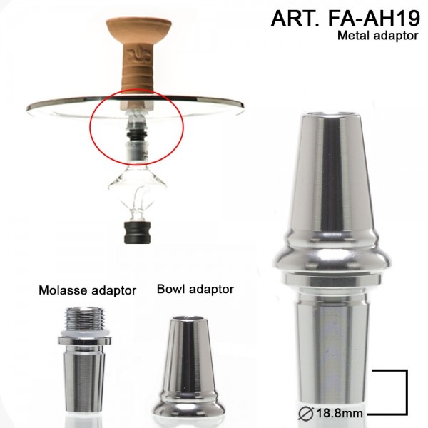 DUD Shishas | Metal Adapter for Hookah (placed in betweeen the ashplate and the molasse catcher)