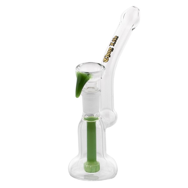 Thug Life | One hit Bubbler Green - H:18cm - Ø:15mm - SG:14.5mm