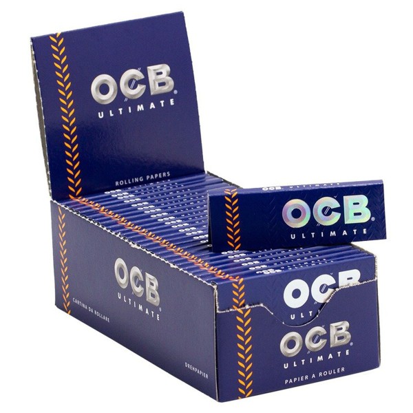 OCB | Ultimate 1 1/4 Rolling Papers 50 leaves per booklet and 50 booklets per display