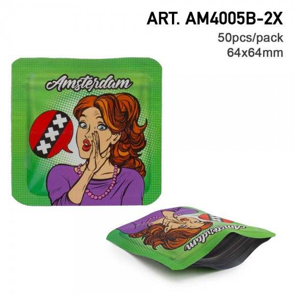 Amsterdam Geruchssichere Beutel 64x64mm