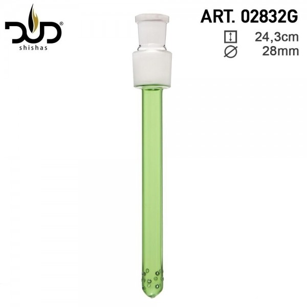 DUD Shisha | Replacement diffuser Chillum for Glass Hookah art 02818G - Green
