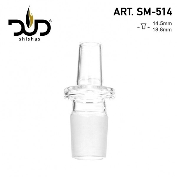 DUD Shisha | Medium Glass Adapter for All Shishas FH04 SHISHAS - Top SG:24mm - Down SG: 18.8mm