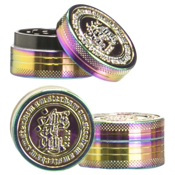 Amsterdam Grinder- 2part- Ø:40mm- 6pcs/box-mixed colors