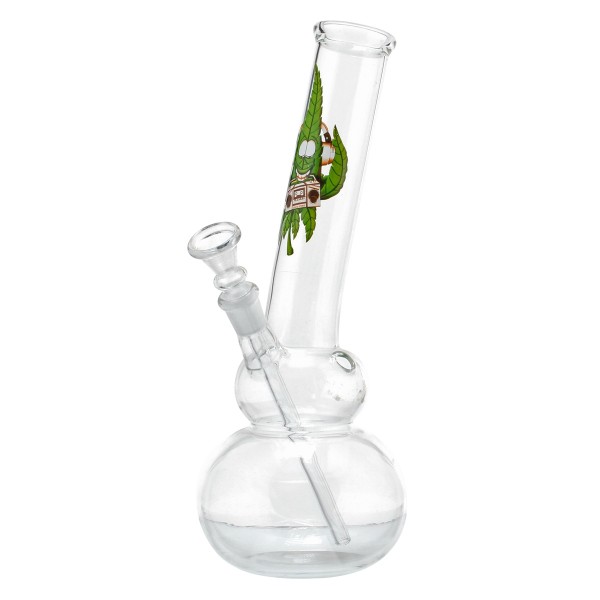 CannaHeroes | Glass Bong Cannamusic - H:28cm- Ø:40mm - SG:14.5mm