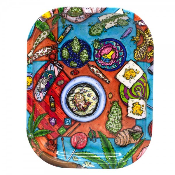 G-ROLLZ | 'Amsterdam Picnic Checked' Small Tray 14x18 cm