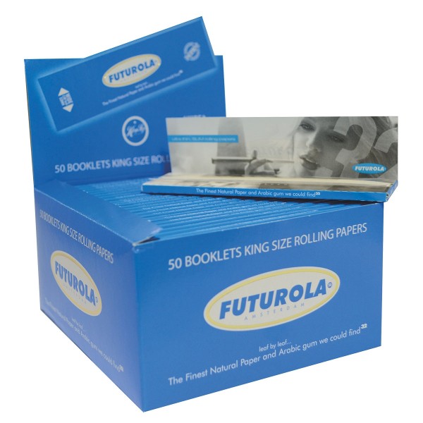 Futurola | KS Rolling Papers 32 leaves per booklet and 50 booklets in a dislay