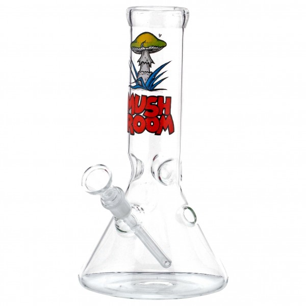Mushroom | Beaker Glass Bong- H:23cm - Ø:45mm - Socket:14.5mm
