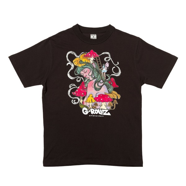 G-Rollz | 'Smokey Shroom' - Black Tee XL