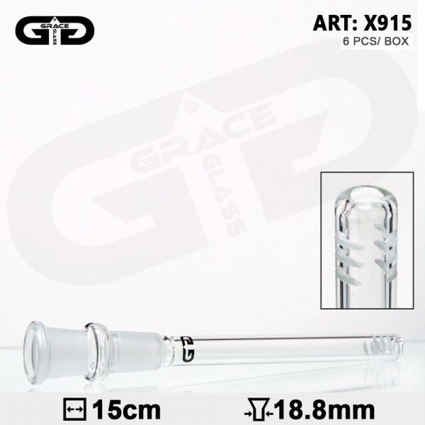Grace Glass | Slit Diffuser- H:15cm- SG:18.8mm - 6pcs in a display