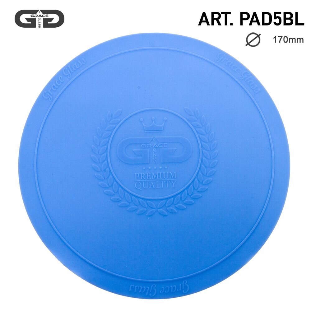 Grace Glass Small silicon Pad Underlay for Bongs BLUE Ø170mm