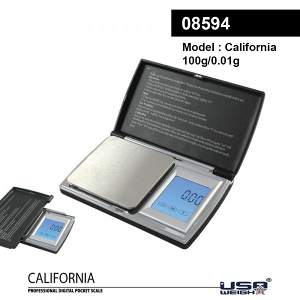 USA Gewicht | Kalifornien digitale Waage 100g - 0,01g