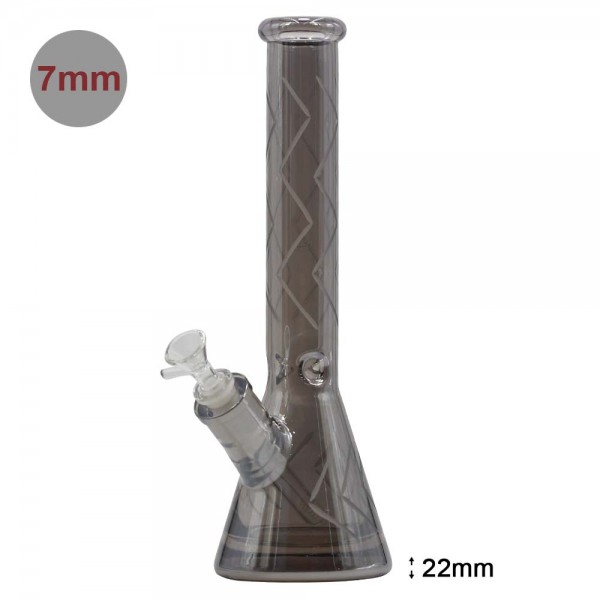 Amsterdam | Limited Edition Zig Zag Design - H:32cm - Ø:40mm SG:18.8mm - 22mm base thickness