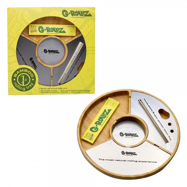 G-ROLLZ | Disc Bamboo Tray 20x20cm