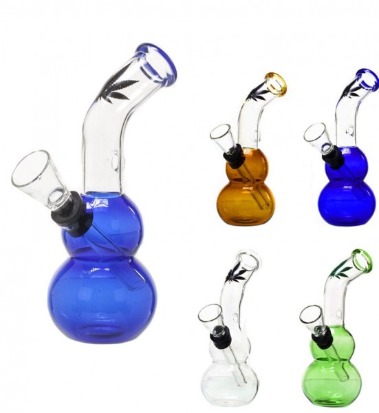 Leaf | Bong Glass Leaf - Umber -H:12cm-Ø: 18mm-20pcs/box