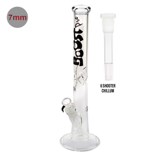 Boost Pro | Straight Glass Bong Clear H:50cm - Ø:50mm - SG:29.2mm