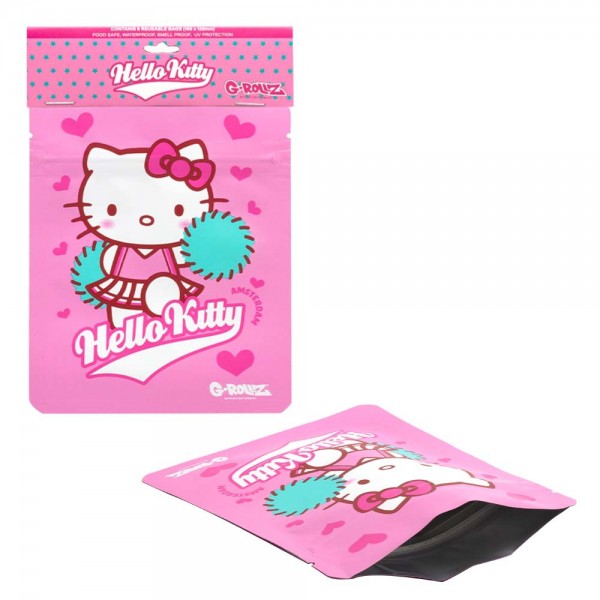 G-Rollz | Hello Kitty &#039;Cheerleader&#039; 100x125 mm Foodsafe Storage Supplement Pouch - 8pcs in Pack