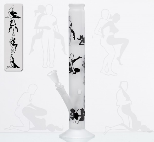 Kamasutra | Glass Bong- H:42cm- Ø:50mm- Socket:18.8mm