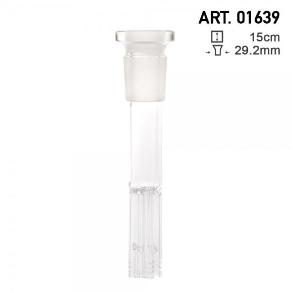 Amsterdam | Adaptateur Chillum- SG:29.2mm - L:15cm Diffuseur de 4 shooters