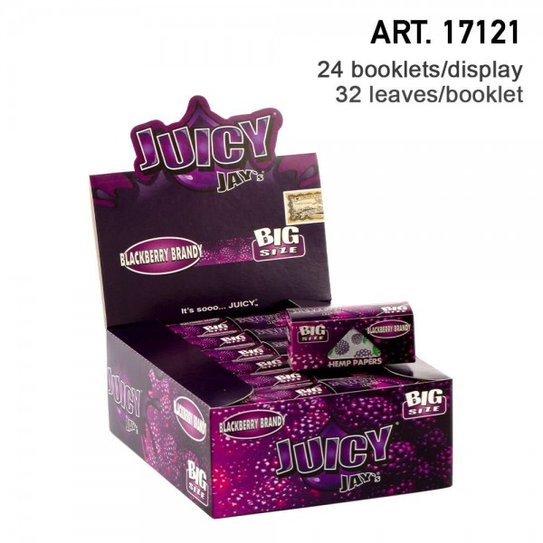 Juicy Jay's | Blackberry flavored Roll 5m - 24pcs in a display
