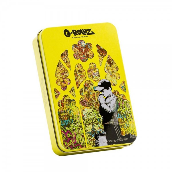 G-Rollz | Banksy&#039;s Graffiti &#039;Church of Graffiti&#039; Large Storage Box 13x8.5x3 cm