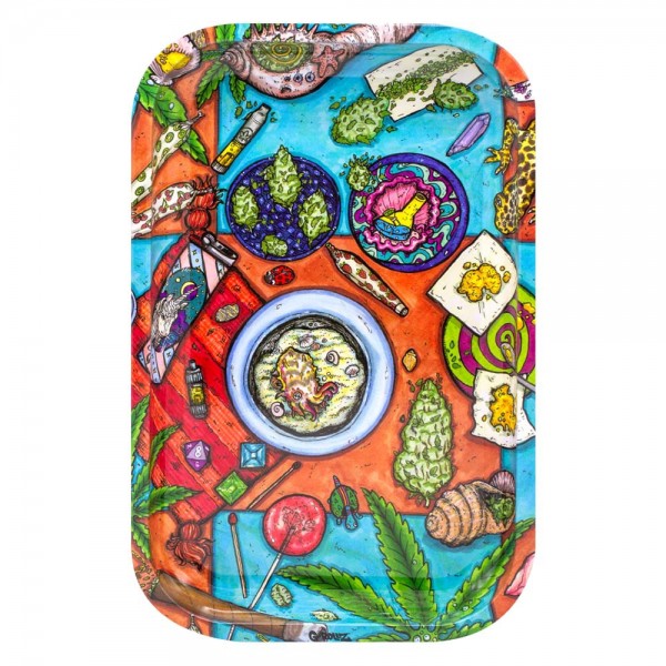 G-ROLLZ | 'Amsterdam Picnic Checked' Medium Tray 17.5 x 27.5 cm