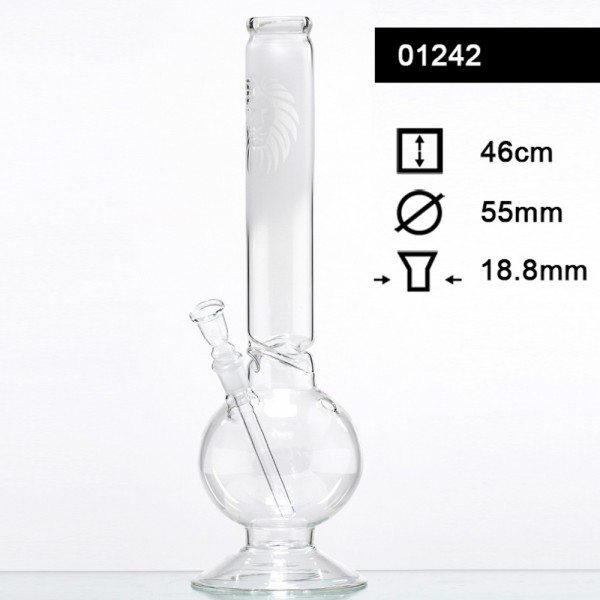 Sand | Face Bouncer Glass Bong- H:46cm- Ø:55mm- Socket:18.8mm